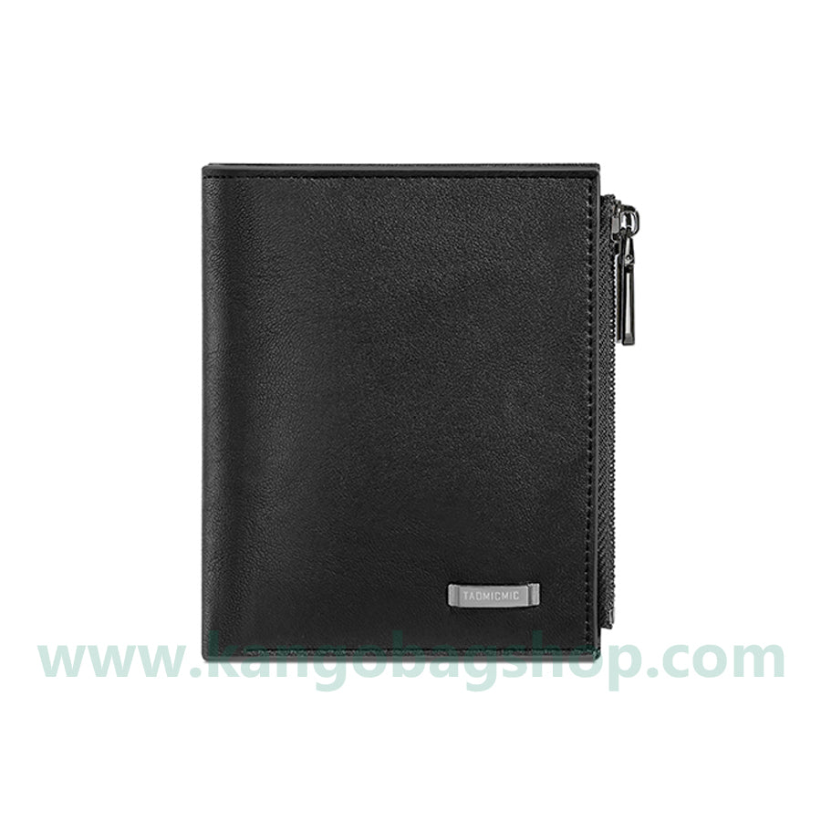 New soft leather simple men's wallet large capacity business wallet men's double zipper walle