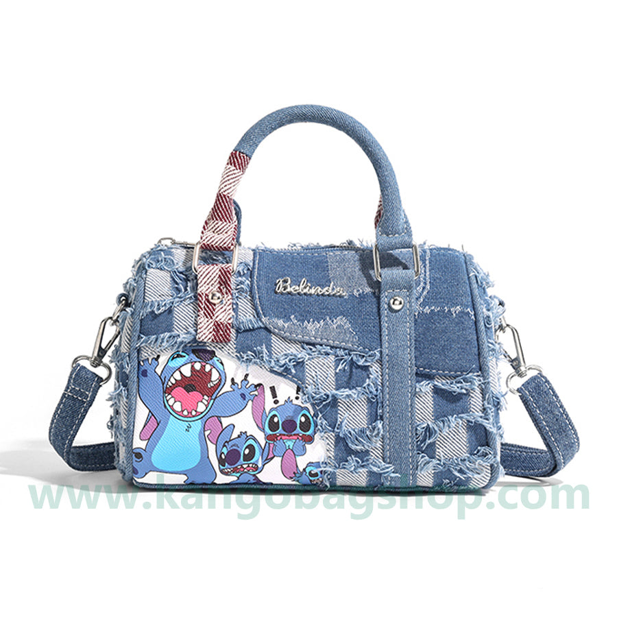 Large capacity pillow bag ladies autumn and winter new high-end niche denim shoulder shoulder shoulder bag