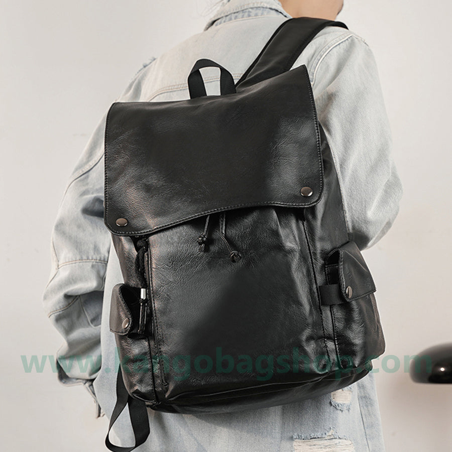 Trend backpack men's leisure waterproof travel bag computer backpack senior high school junior high school college students' schoolbag men's bag