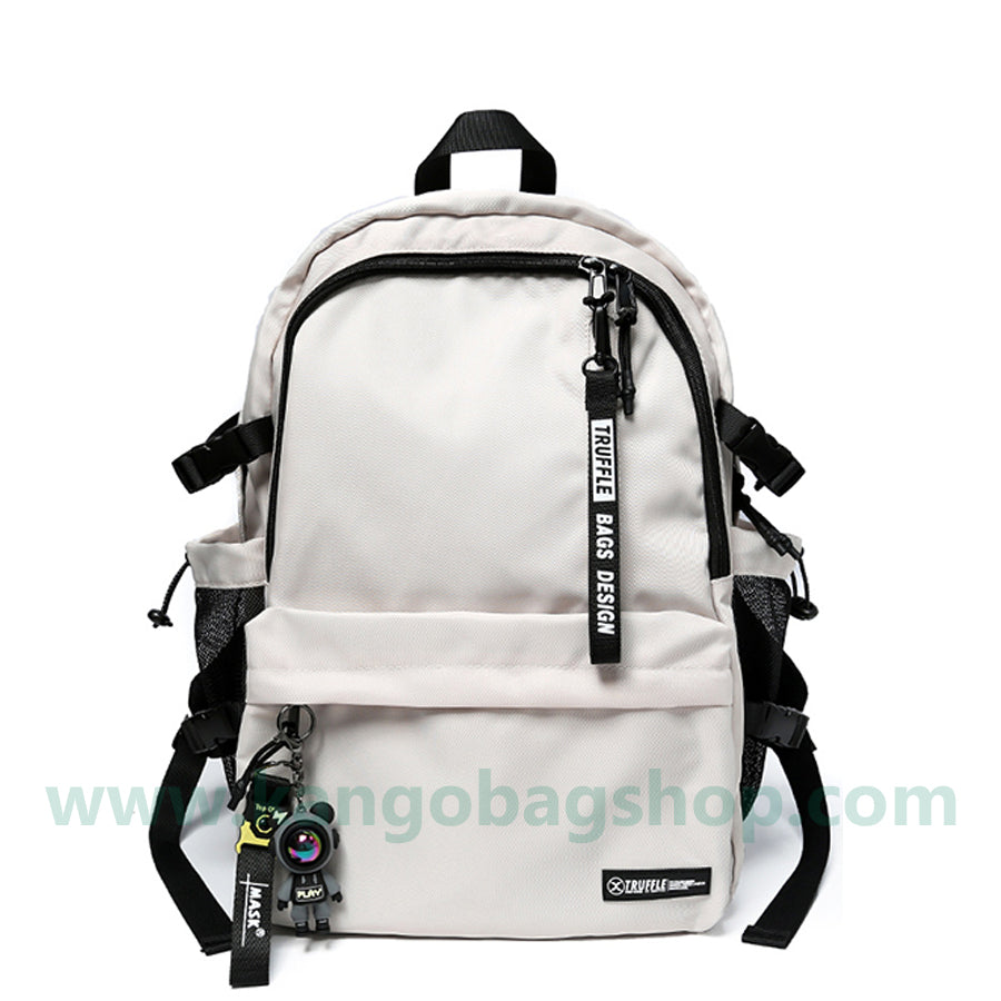 Truffle folk style casual backpack male junior female college high capacity computer travel backpack