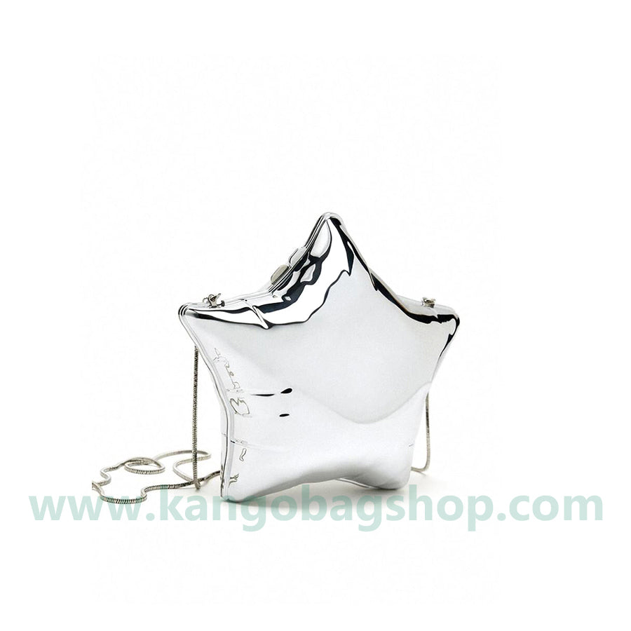 Silver Star chain bag women's new high-end casual star-shaped dinner bag single shoulder messenger bag