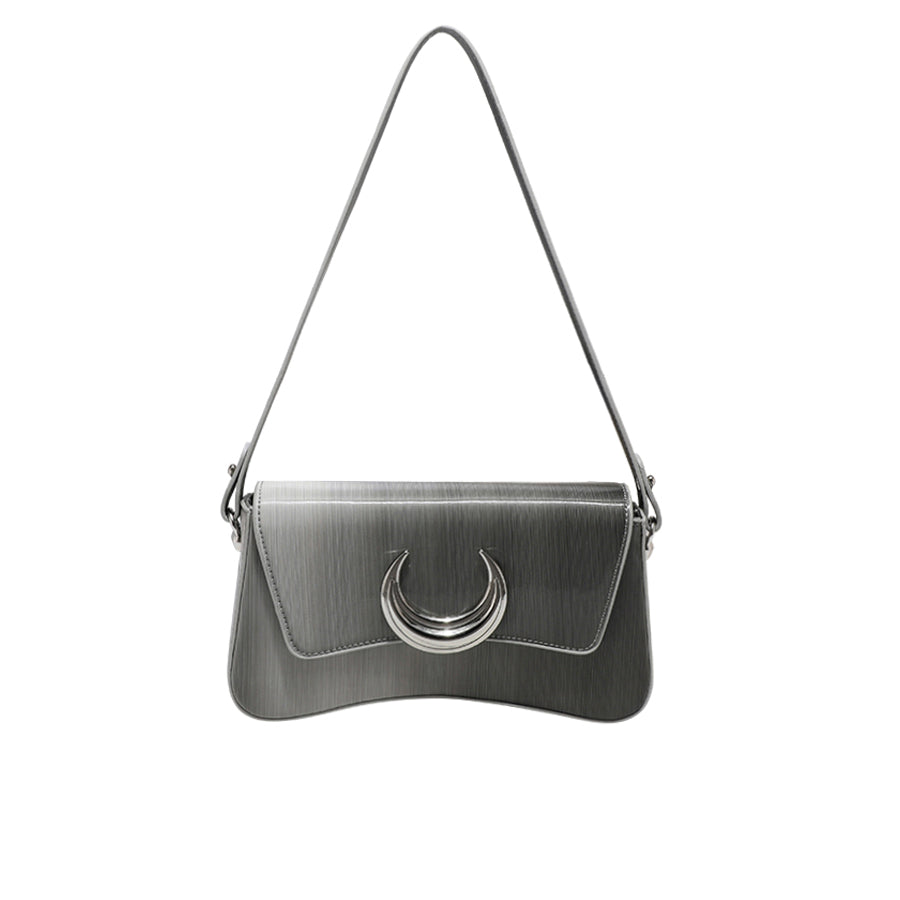 Small Design Magic Moon silver armpit bag women's new high-grade chain gradient shoulder bag messenger bag