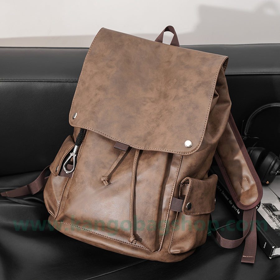 Trend backpack men's leisure waterproof travel bag computer backpack senior high school junior high school college students' schoolbag men's bag