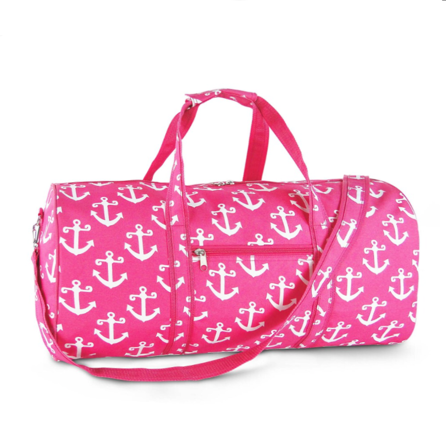 Personalized Houndstooth Gym Duffel Bag Monogram Duffel for Overnight Gym Sport Beach Vacation