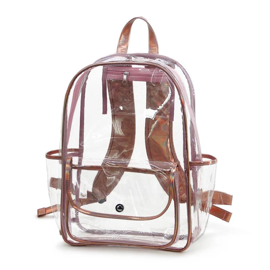 Monogram Clear backpack, Clear backpack, Stadium backpack, clear bag without Monogram