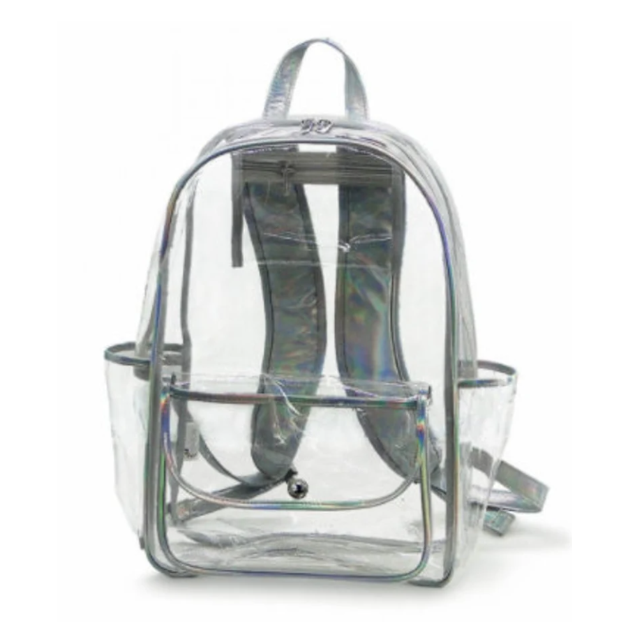 Monogram Clear backpack, Clear backpack, Stadium backpack, clear bag without Monogram