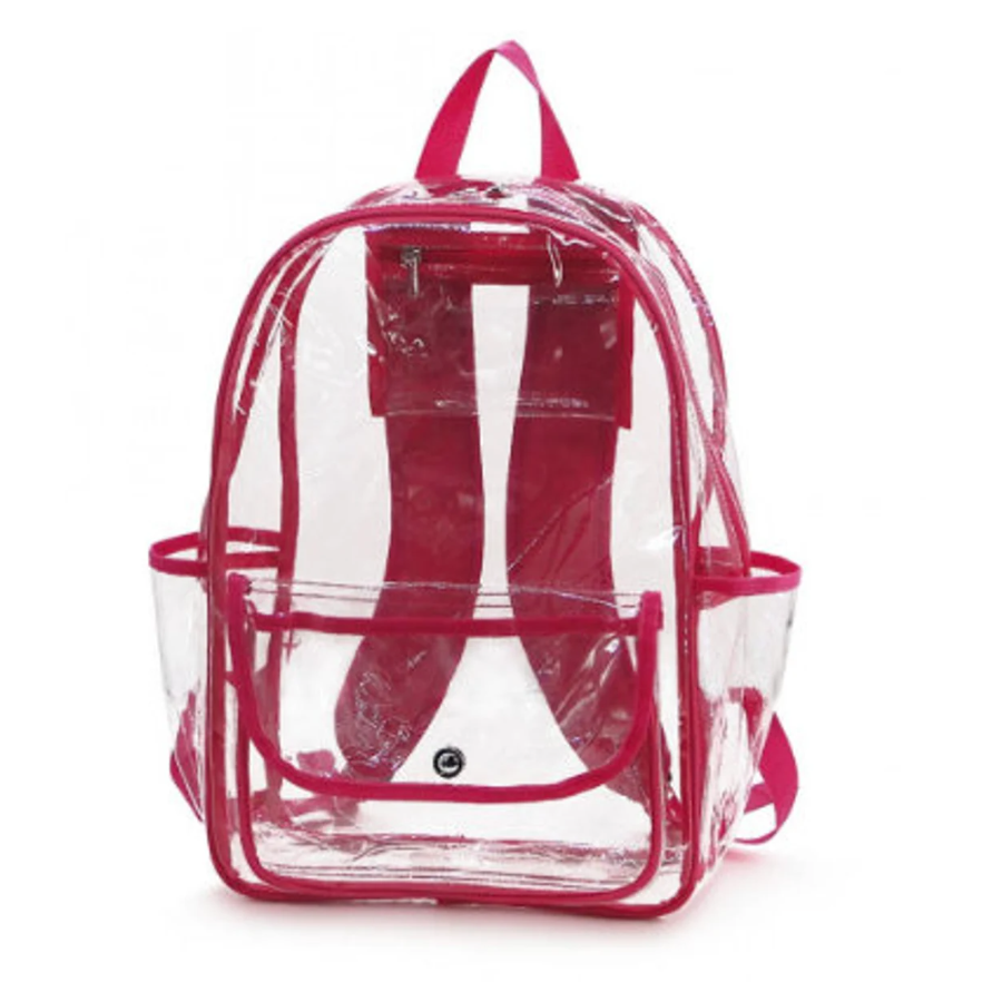 Monogram Clear backpack, Clear backpack, Stadium backpack, clear bag without Monogram