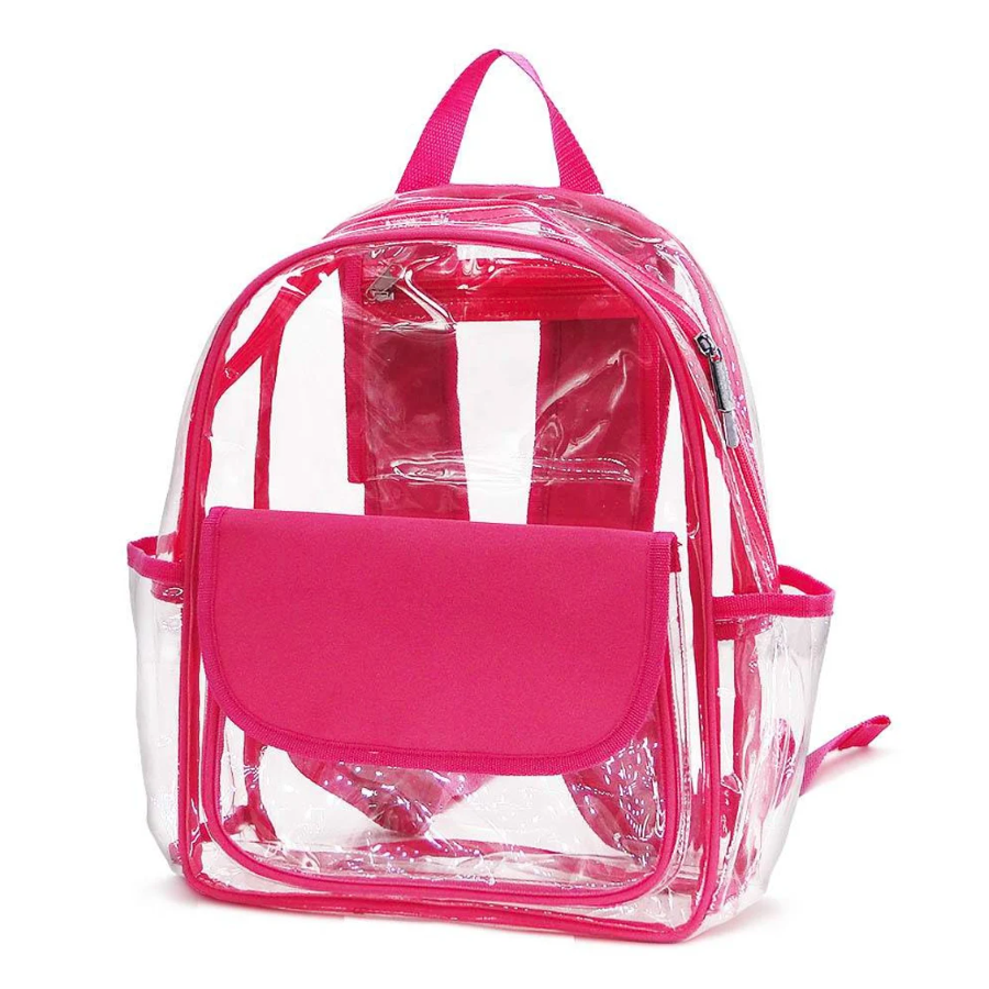 Monogram Clear backpack, monogram Clear backpack, personalized Stadium backpack, Momogram clear bag