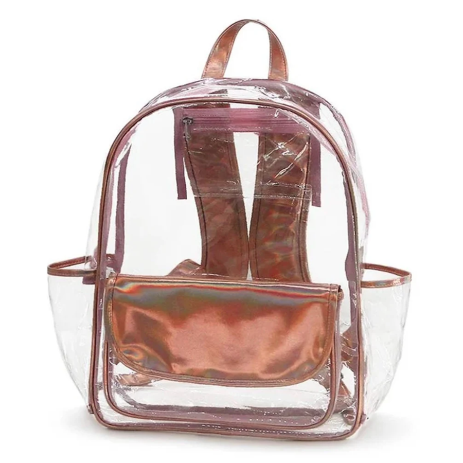 Monogram Clear backpack, monogram Clear backpack, personalized Stadium backpack, Momogram clear bag