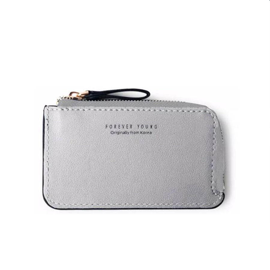 New card bag men's ultra-thin Zipper Change Purse Korean version of Simple Bank credit card sleeve mini card clip