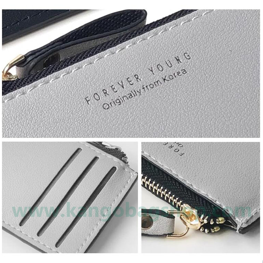 New card bag men's ultra-thin Zipper Change Purse Korean version of Simple Bank credit card sleeve mini card clip