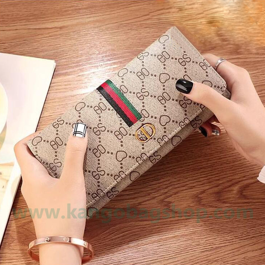 Long purse cell phone bag dual-use lady new card bag two-in-one wallet women's wallet thin