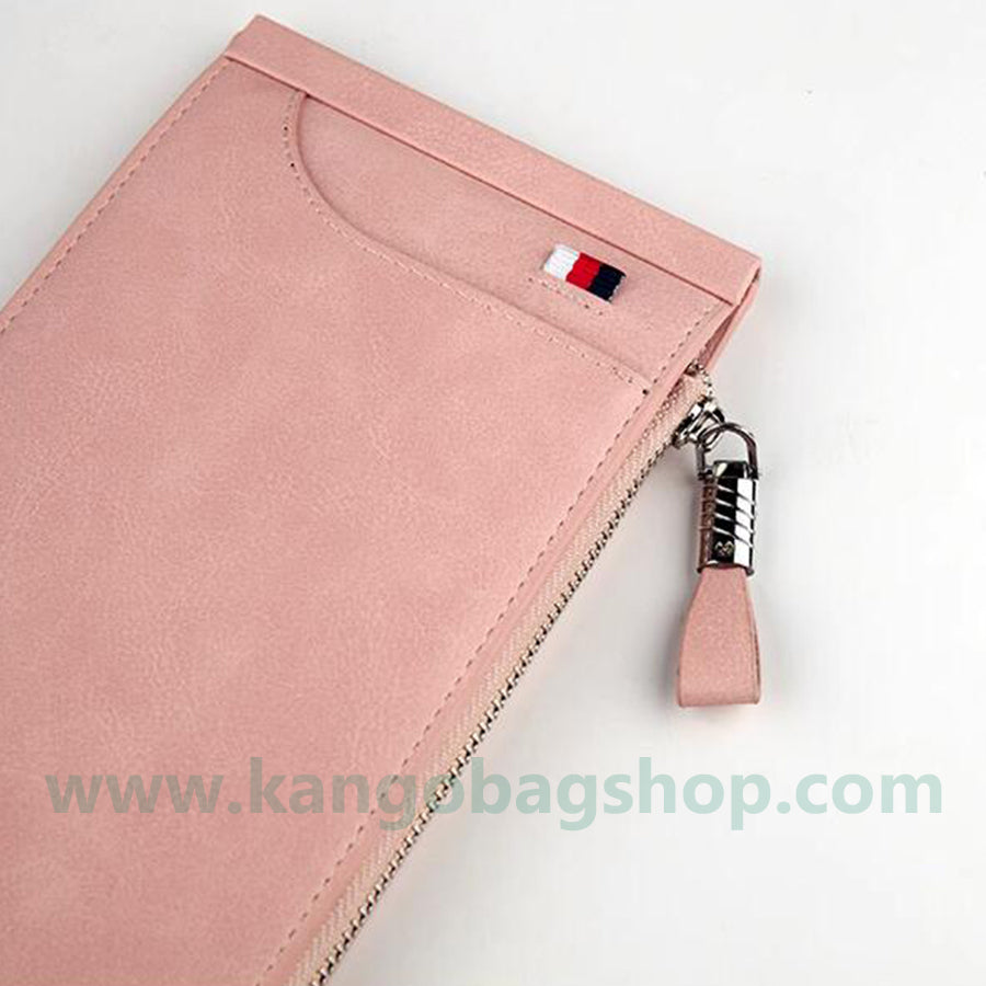 Card bag women's multi-card bit simple card clip multi-functional card bag large-capacity bank ultra-thin wallet one bag women