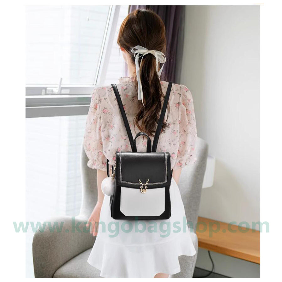 Small Bag Ms. New Fashion Korean version casual crowd design theft-proof backpack female small backpack