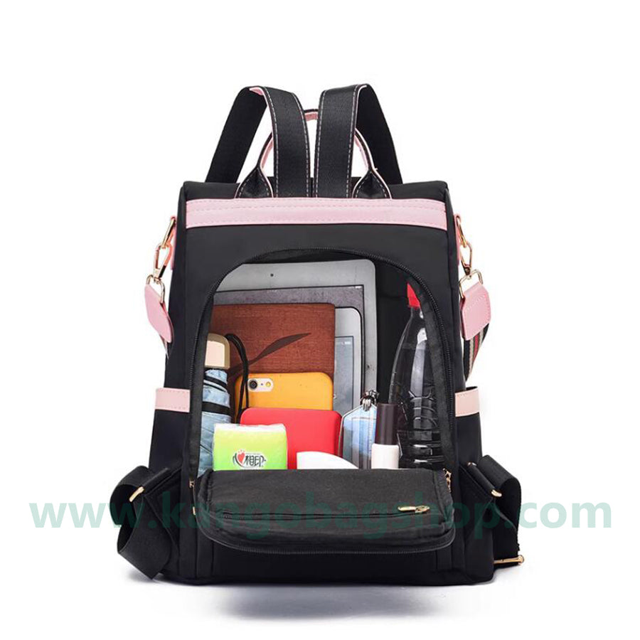 College student backpack backpack female new fashion trend with Oxford Lady Backpack Leisure Travel Bag