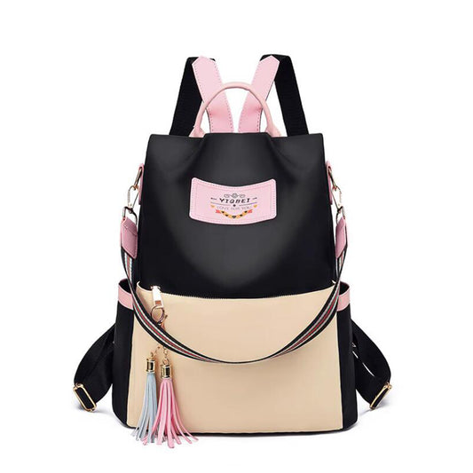 College student backpack backpack female new fashion trend with Oxford Lady Backpack Leisure Travel Bag