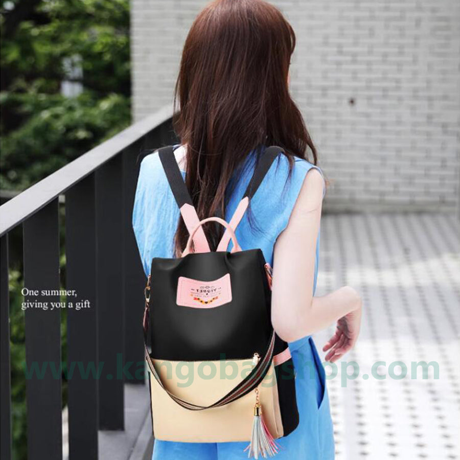 College student backpack backpack female new fashion trend with Oxford Lady Backpack Leisure Travel Bag