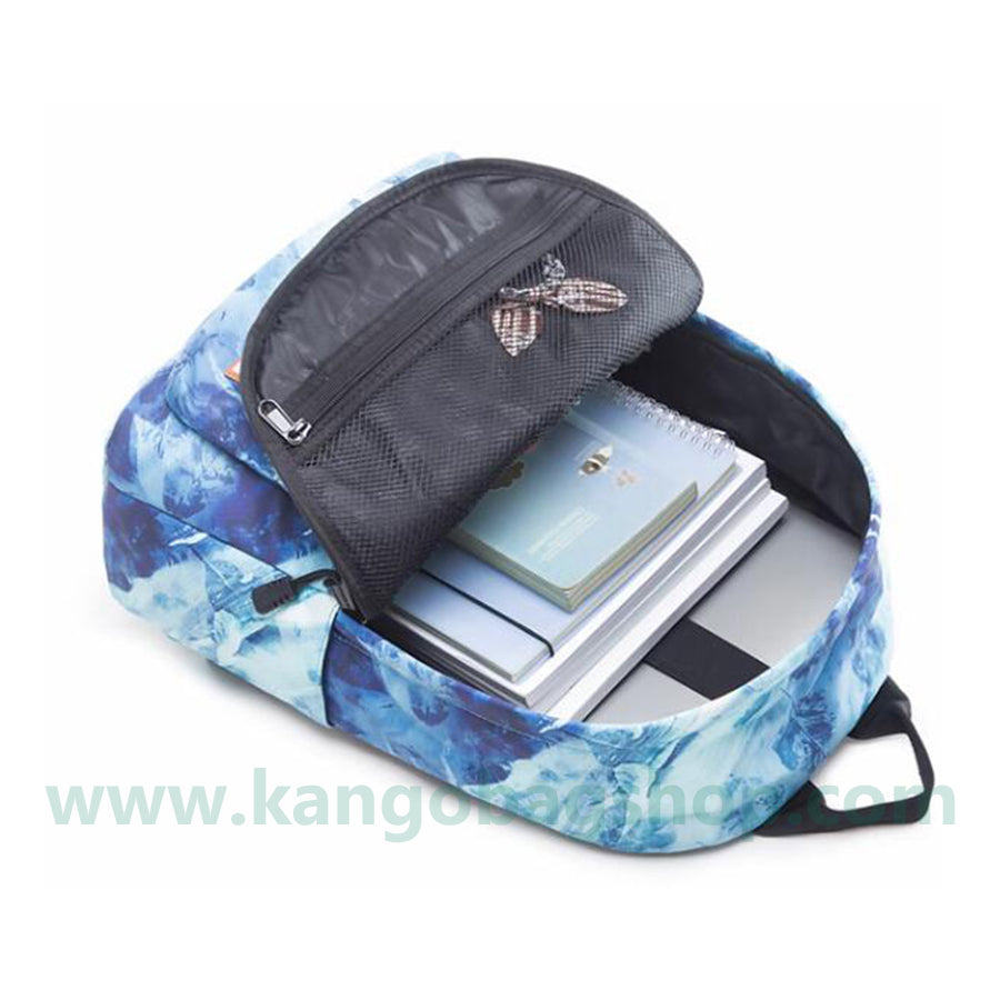 Gender-neutral printed female Korean version of Harajufeng Schoolbag for middle school boys backpack