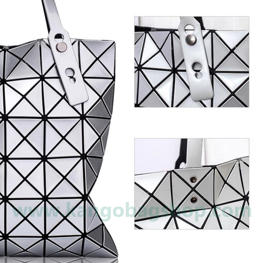 Summer bag women's new fashion shoulder bag folding geometric bag rhombus handbag