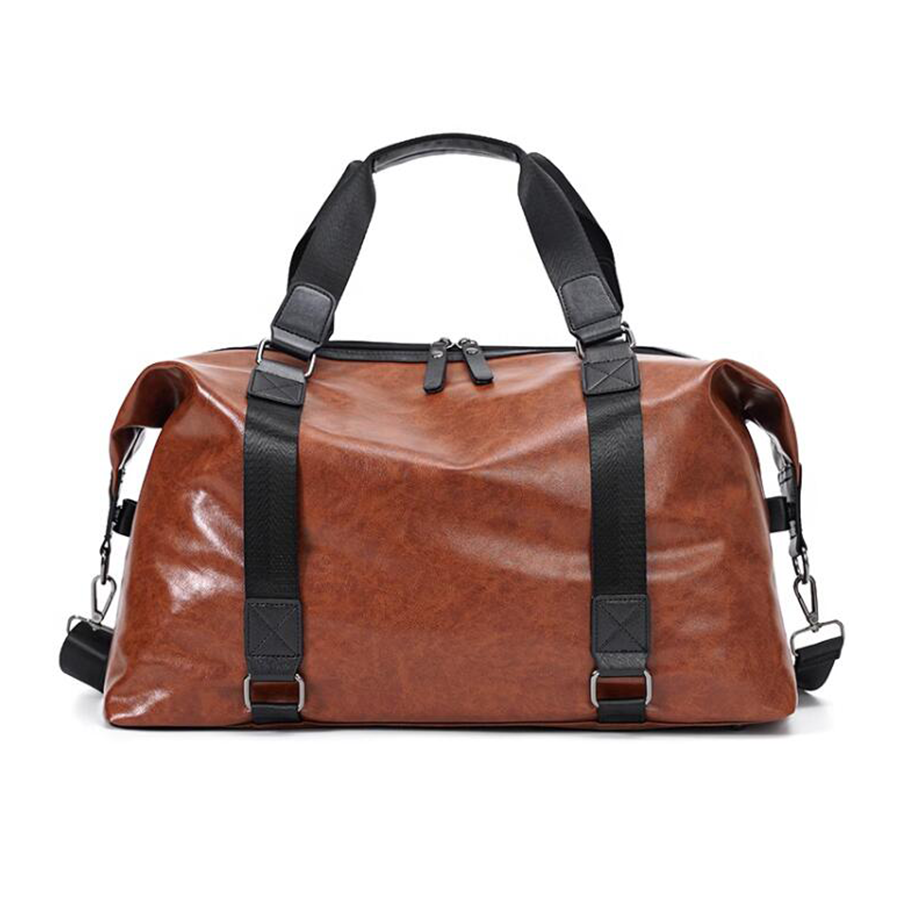 The new retro large-capacity travel bag, fashionable Korean version of men's casual street handbag shoulder bag fashionable man bag