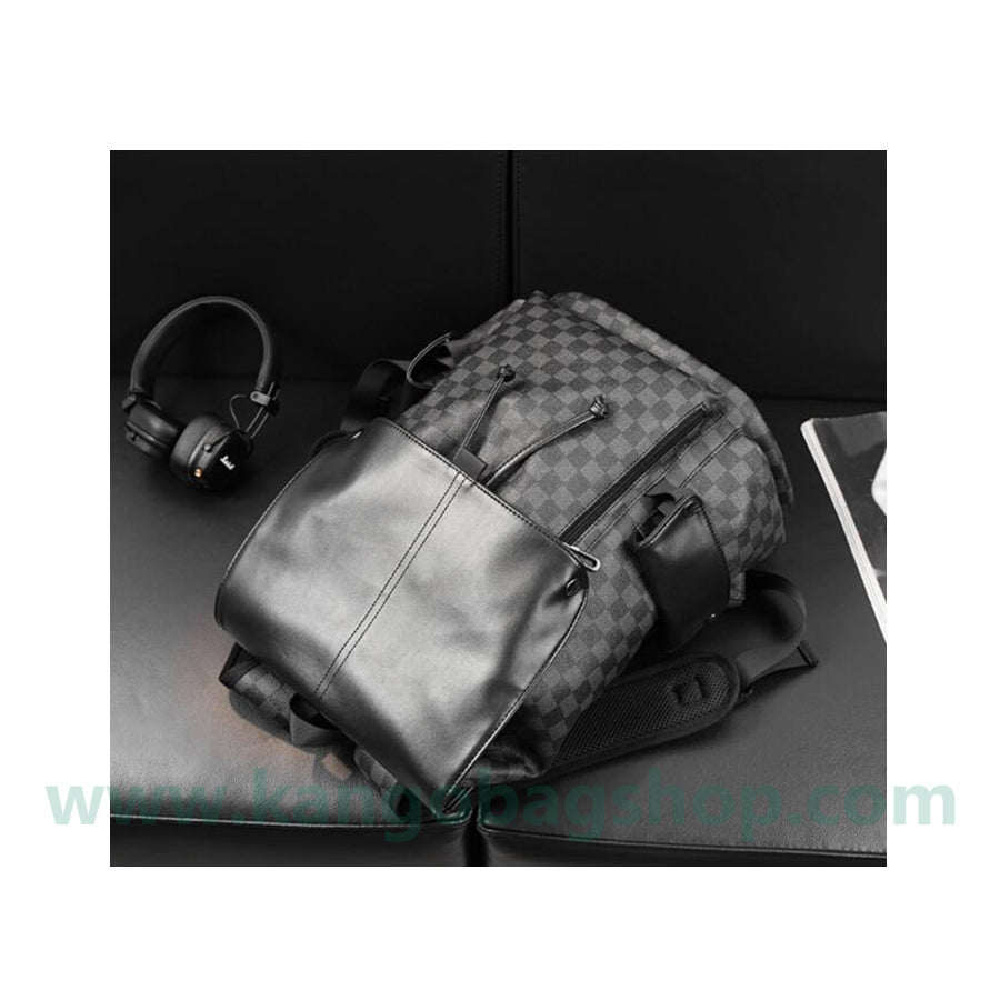 Trend backpack men's leisure waterproof travel bag computer backpack senior high school junior high school college students' schoolbag men's bag