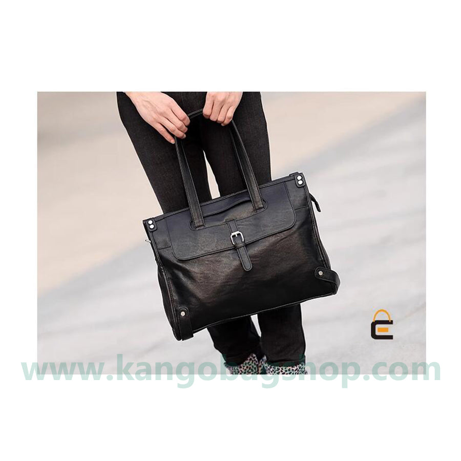 New men's leather handbag briefcase single shoulder bag oblique shoulder bag men's Korean handbag business and leisure bag