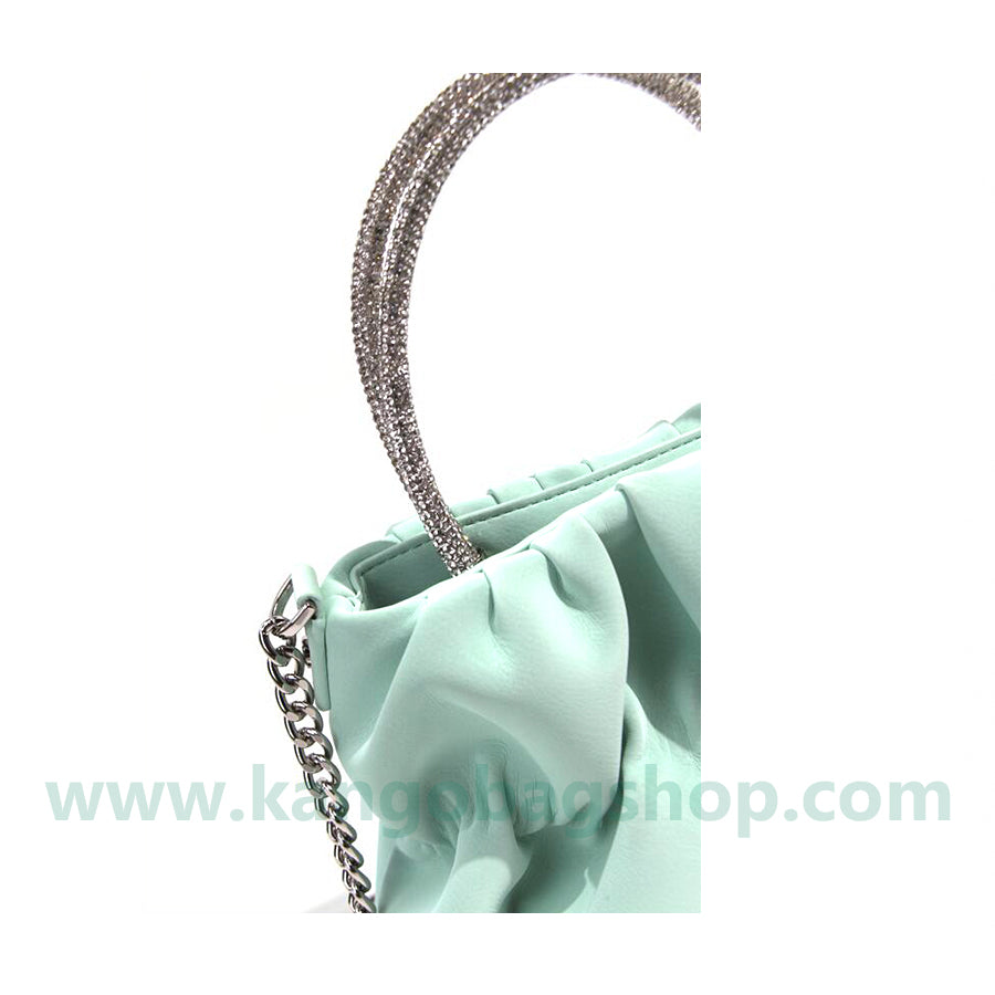 Rhinestone shoulder bag ladies new summer celebrity party fold cloud chain diagonal straddle bag