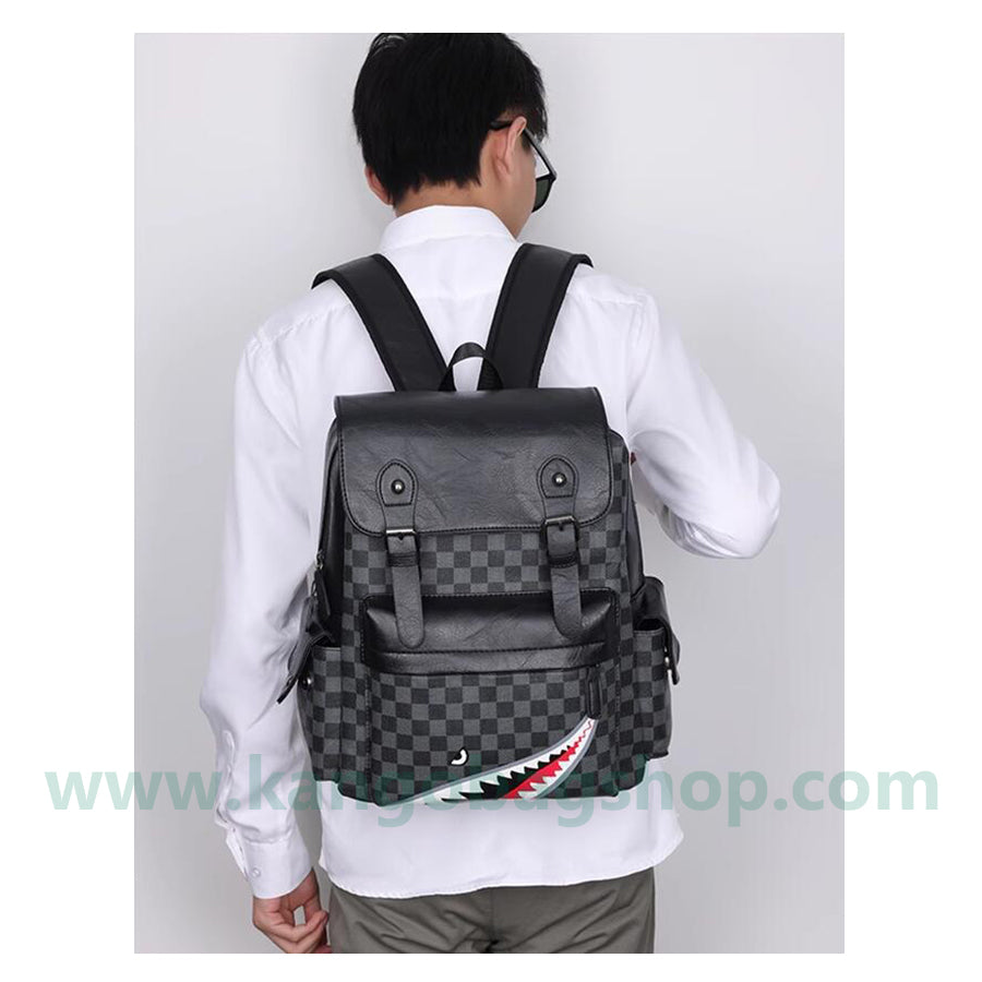 Individual man backpack large capacity high school students junior high school students school bag computer backpack