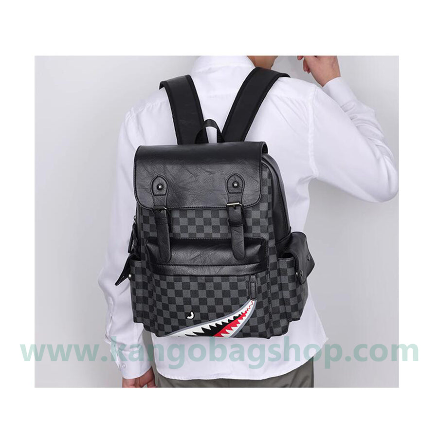 Individual man backpack large capacity high school students junior high school students school bag computer backpack