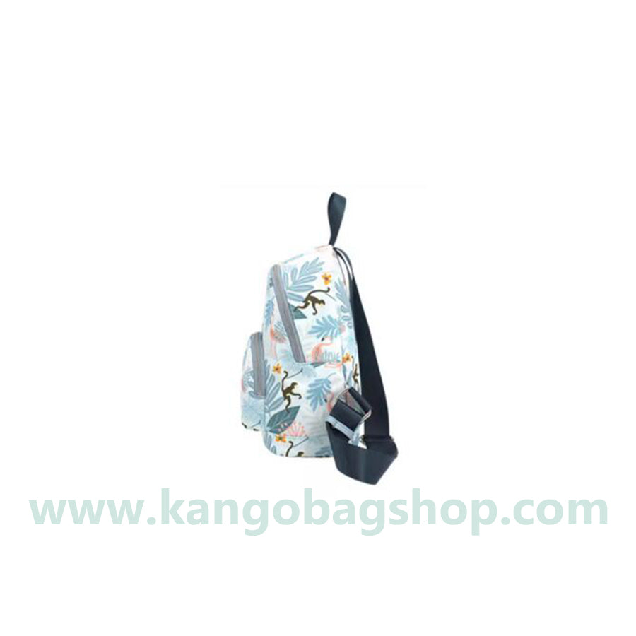 Printed woman portable travel bag fashion nylon backpack woman