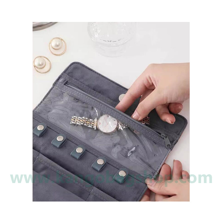 Travel jewelry bag portable jewelry necklace ring earrings earrings small storage bag