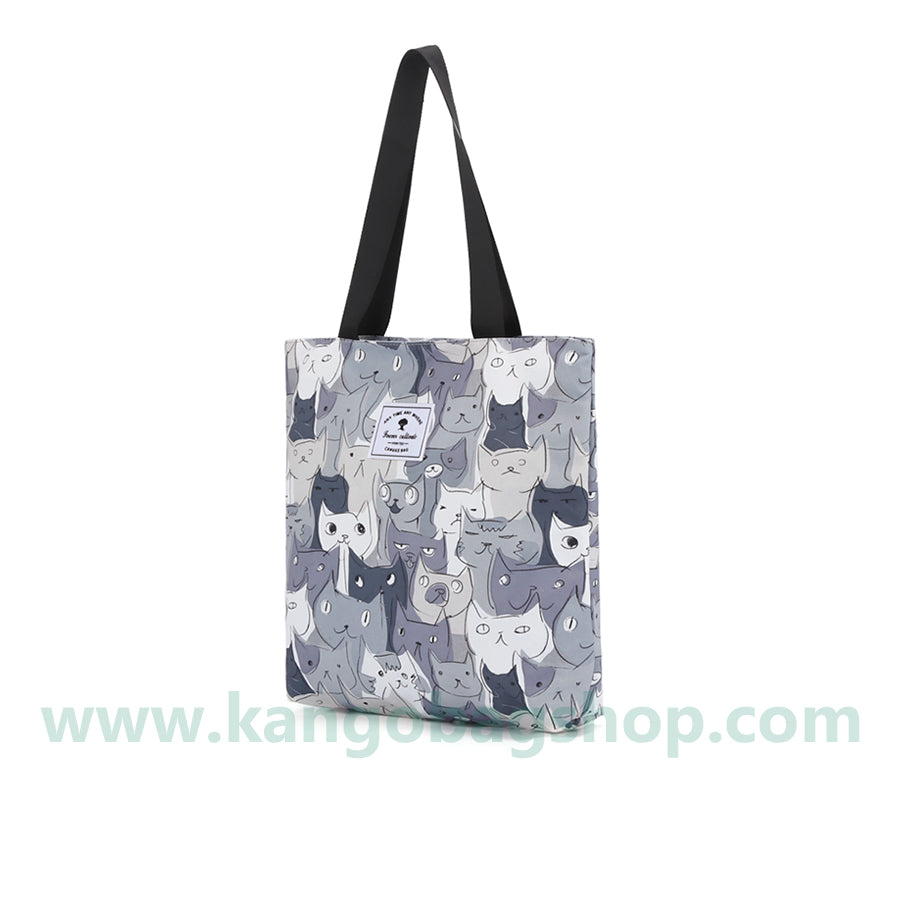 Eco-friendly shopping bags cute cat handbag shoulder bag woman bag