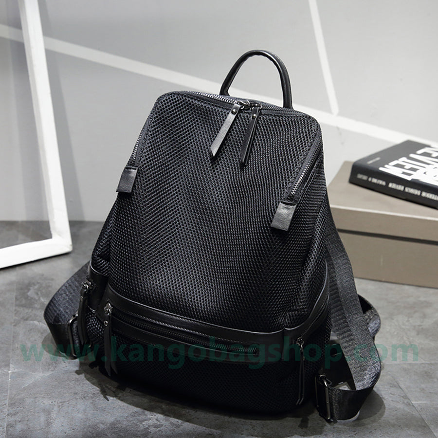 The new summer Korean version of the female backpack lightweight fashion large-capacity travel bag