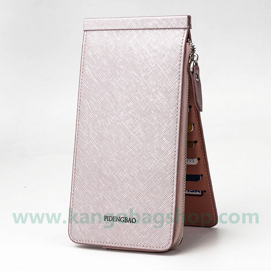 Card bag women's multi-card bit simple card clip multi-functional card bag large-capacity bank ultra-thin wallet one bag women