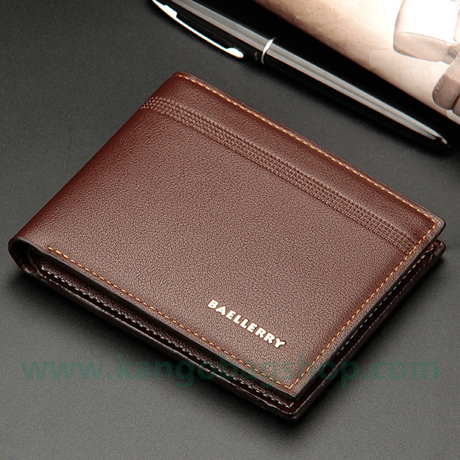 New men's wallet business horizontal leather young man wallet multi-card