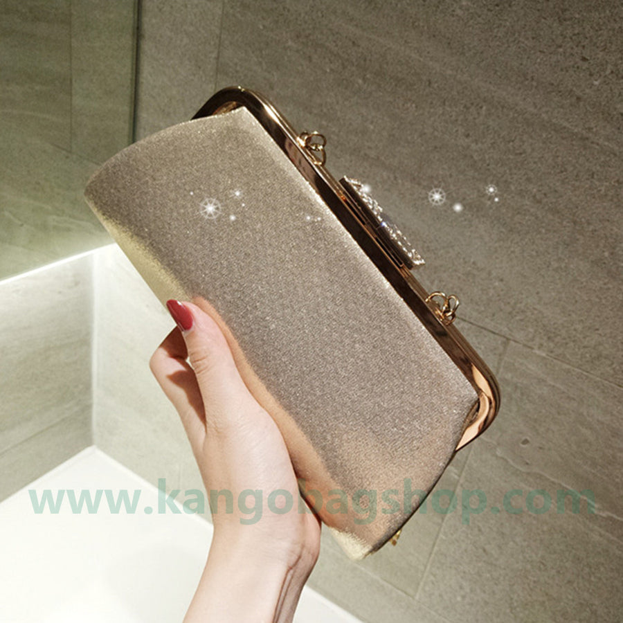 New all-hand Diamond Tassel Pearl Diamond dinner bag small dress bag hand-held banquet bag