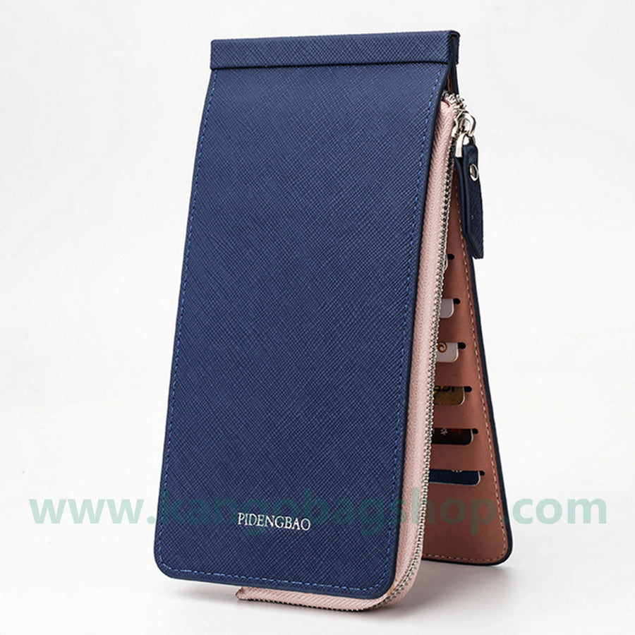 Card bag women's multi-card bit simple card clip multi-functional card bag large-capacity bank ultra-thin wallet one bag women