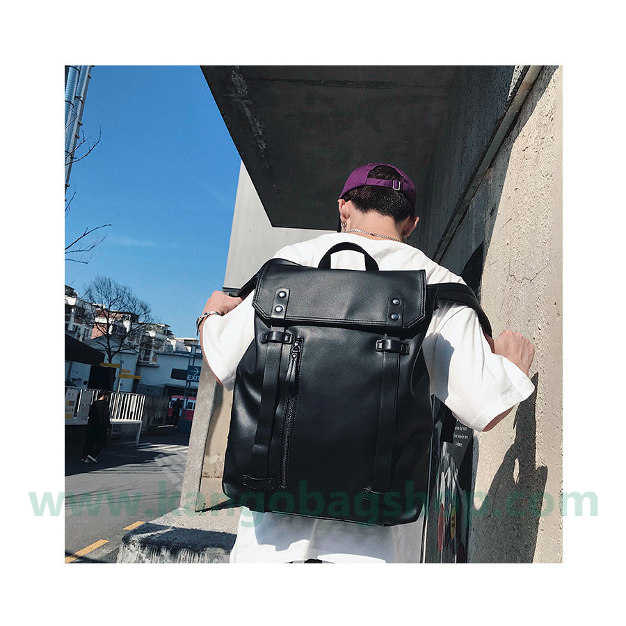 Fashion new simple backpack young Korean version of the men's fashion backpacks outdoor travel bag