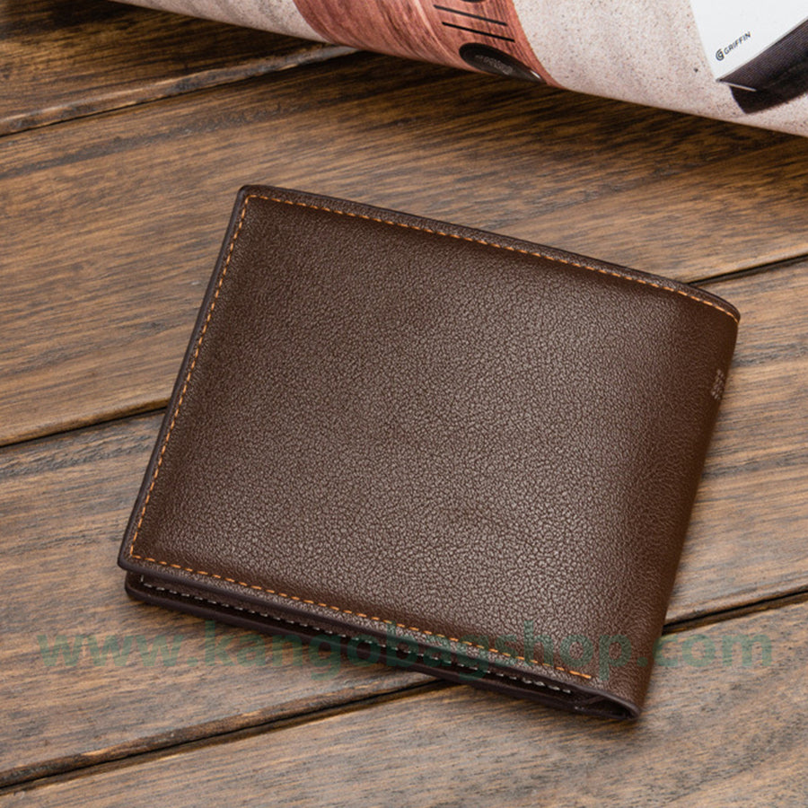 New men's wallet business horizontal leather young man wallet multi-card