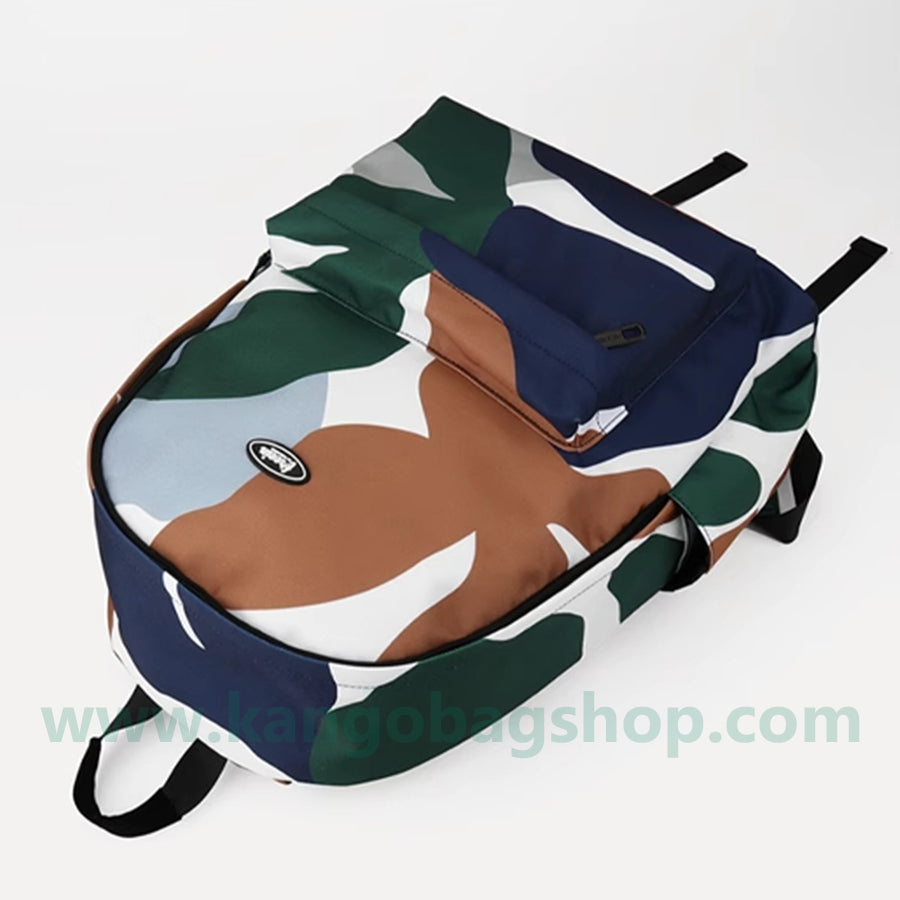 Original collage color printing backpack large-capacity leisure schoolbag for boys and girls large-capacity backpack